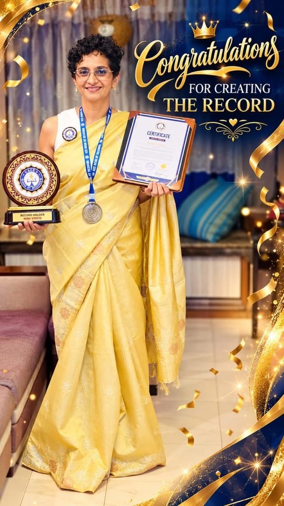 Mini Vinod Bengaluru Sets National Record in Mt. Saramati Trek